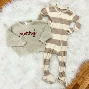 Baby Neutral Outfit Bundle | 18M